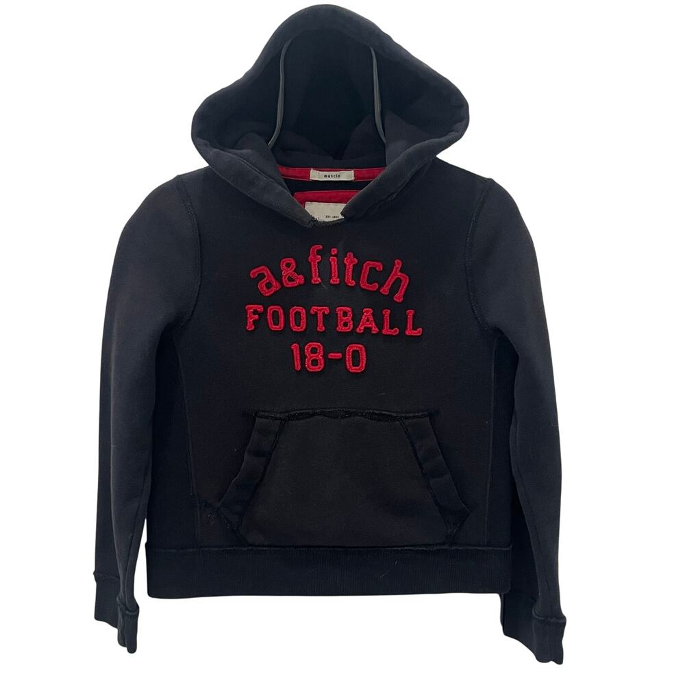 Abercrombie & Fitch Boy's MD a&fitch Football Pullover Hoodie